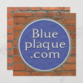 Flache Karte (Vorne/Hinten)