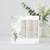 Flache Karte (Stehend Vorderseite)