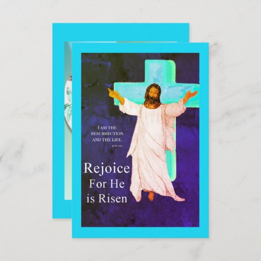 Flache Karte (Vorne/Hinten)