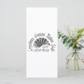 Flache Karte 10 cm x 23 cm (Stehend Vorderseite)