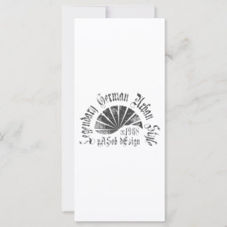 Flache Karte 10 cm x 23 cm
