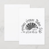 Flache Karte 3,5" x 5" (Vorne/Hinten)