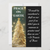 Flache Kartenankündigung Dankeskarte (Vorderseite)