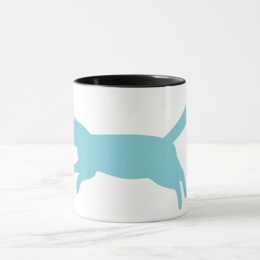 Flache Katzen-Tasse Tasse (Zentrum)