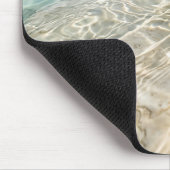 Flache Küstenwassersand-Mauspad Mousepad (Ecke)