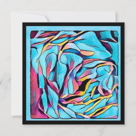 Flache Leinenkarte mit weißen Umschlägen im Liefer Mitteilungskarte