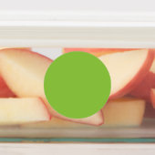 Flache Limettgrün-Hintergrundtextur  Etiketten (Befestigt)