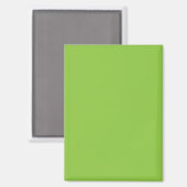 Flache Limettgrün-Hintergrundtextur Magnet (Vorderseite/Rückseite)