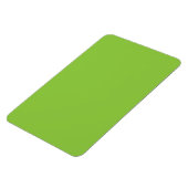 Flache Limettgrün-Hintergrundtextur Magnet (Linke Seite)
