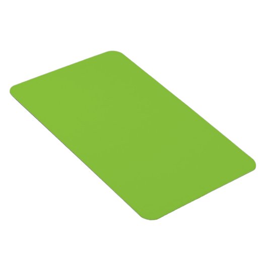 Flache Limettgrün-Hintergrundtextur Magnet (Rechte Seite)