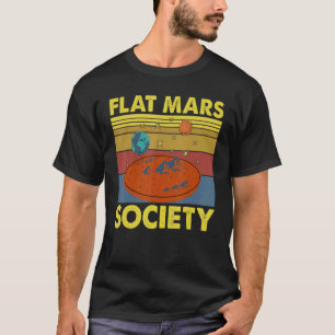 Flache Mars Gesellschaft Seit 2021 Vintage Weltrau T-Shirt