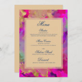 Flache Menükarte (Vorne/Hinten)