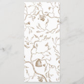 Flache Menükarte (Rückseite)