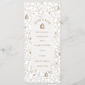 Flache Menükarte (Vorderseite)