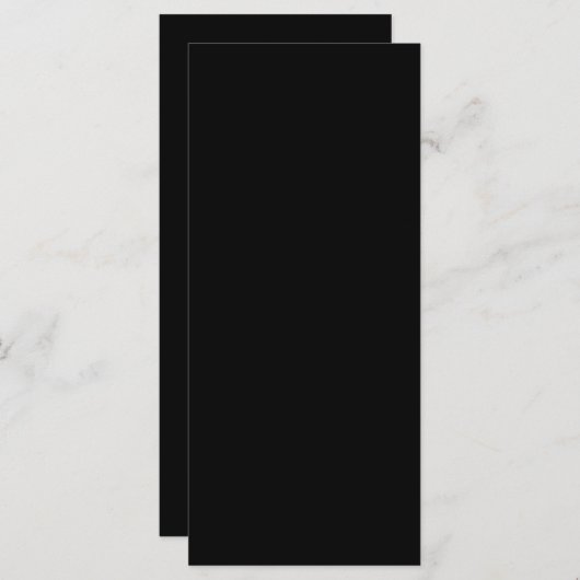 Flache Menükarte (Vorne/Hinten)