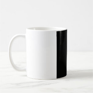 Flache minimalistische Mondphasen-Tasse - monochro Kaffeetasse