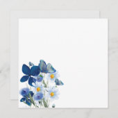 Flache Mitteilungskarte (Vorne/Hinten)