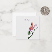 Flache Mitteilungskarte (Vorderseite/Rückseite Beispiel)