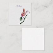 Flache Mitteilungskarte (Vorne/Hinten)