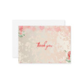 Flache Mitteilungskarte (Vorderseite/Rückseite Beispiel)