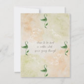 Flache Mitteilungskarten (Vorderseite)