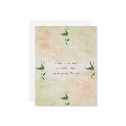 Flache Mitteilungskarten (Vorderseite/Rückseite Beispiel)