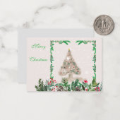 Flache Mitteilungskarten (Vorderseite/Rückseite Beispiel)