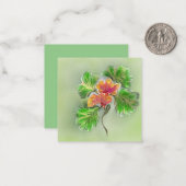 Flache Mitteilungskarten (Vorderseite/Rückseite Beispiel)