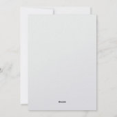 Fläche nach Liebe Feiertagskarte (Rückseite)