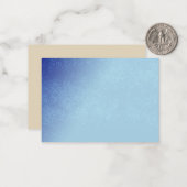 Flache Note Card mit Herz Mitteilungskarte (Vorderseite/Rückseite Beispiel)