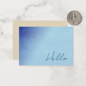 Flache Note Card mit Herz Mitteilungskarte (Vorderseite/Rückseite Beispiel)