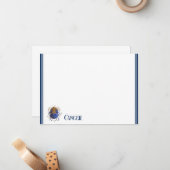 Flache Note Card-Zodiac-Krebs Mitteilungskarte (Vorderseite/Rückseite Beispiel)