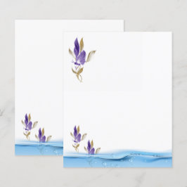 Flache Papierblätter