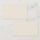 Flache Platzkarte (Vorne/Hinten)