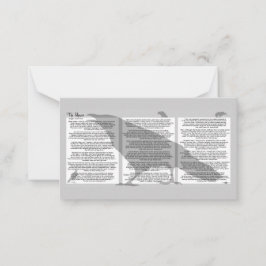 flache ratschlagkarte hinweiskarte