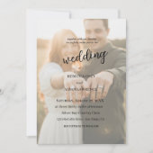 Flache Save The Date Karte (Vorderseite)