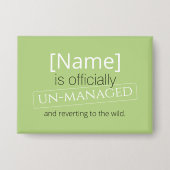 Flache Save The Date Karte Button (Vorderseite)