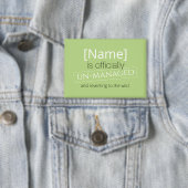 Flache Save The Date Karte Button (Insitu)