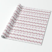 Flache Save The Date Karte Geschenkpapier (Ungerollt)