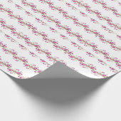 Flache Save The Date Karte Geschenkpapier (Ecke)