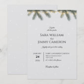 Flache Save-The-Date-Karte Save The Date (Vorne/Hinten)