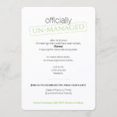 Flache Save-The-Date-Karte Save The Date (Vorderseite)