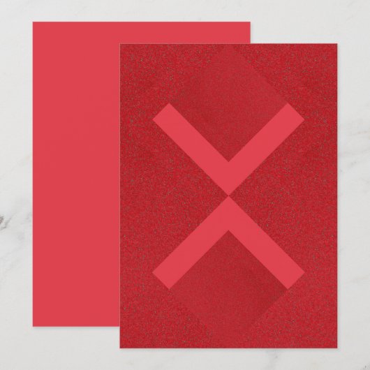 Flache Save-The-Date-Karte Save The Date (Vorne/Hinten)