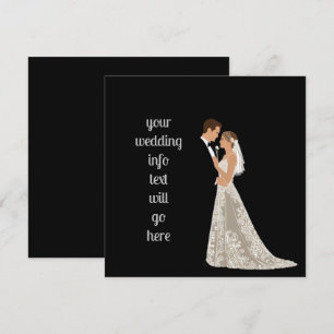 Flache Save-The-Date-Karte Save The Date