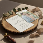 Flache Save-The-Date-Karte Save The Date