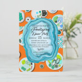 Flache Save-The-Date-Karte Save The Date (Stehend Vorderseite)