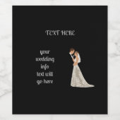 Flache Save-The-Date-Karte Weinetikett (Einzelnes Label)