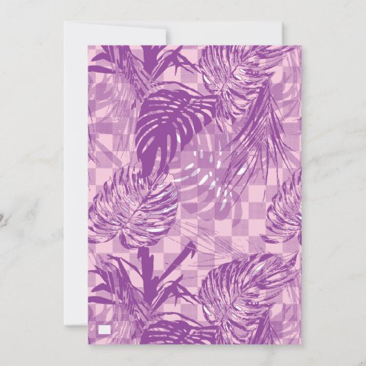 Flache Save the Date Karten | Benutzerdefiniertes  (Rückseite)