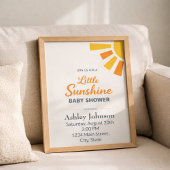 Flache Sonne Minimalstil Einladung