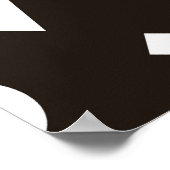 Flache Textur der geometrischen farbigen Formen. M Poster (Ecke)
